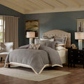 Shades of Serenity Luxury Jacquard Comforter Set