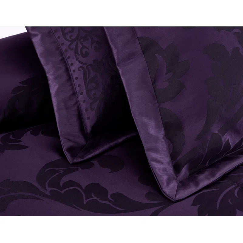 Royale Jacquard Floral 7 Piece Comforter Set