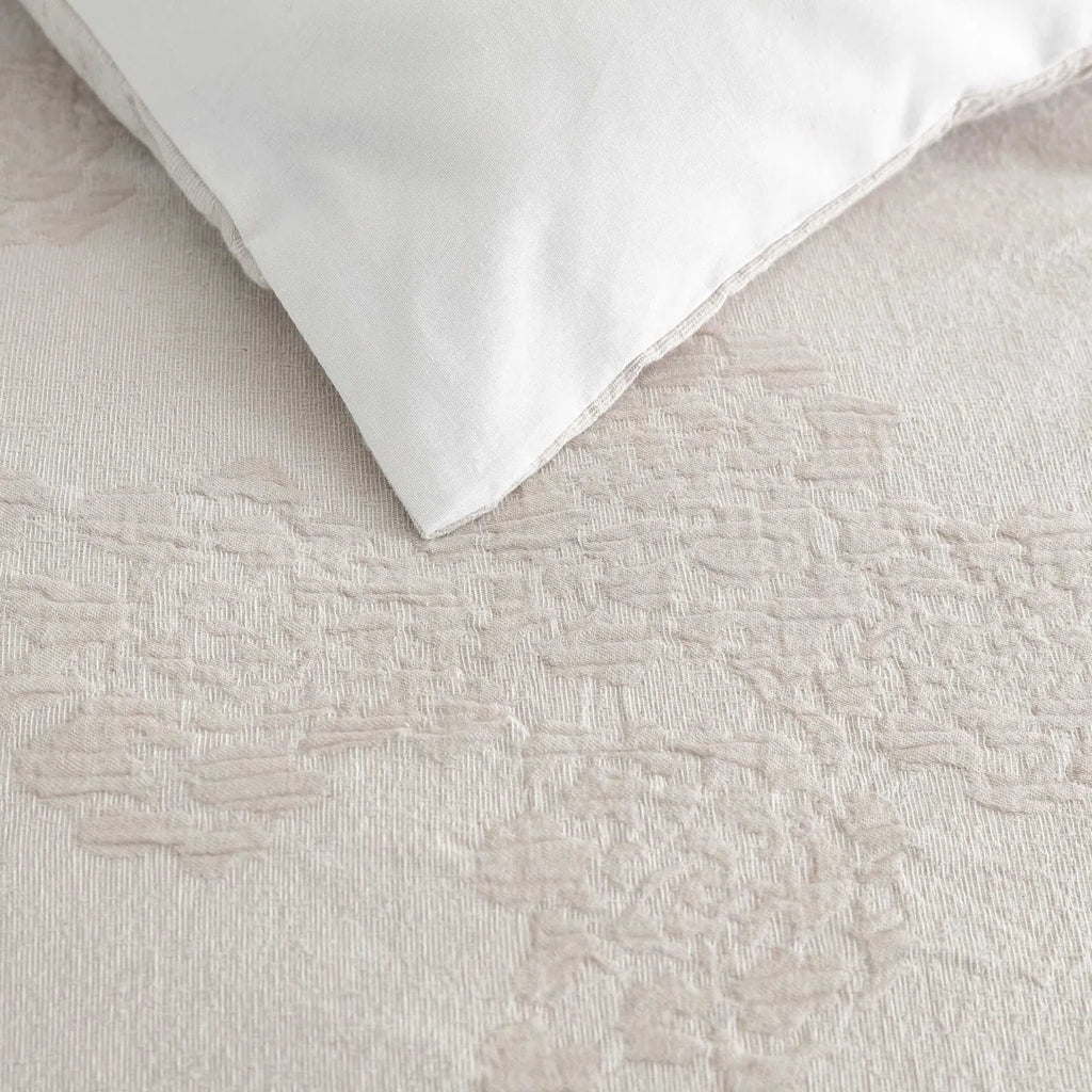 Roses Cotton Beige Comforter Set