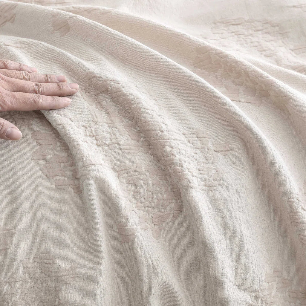 Roses Cotton Beige Comforter Set