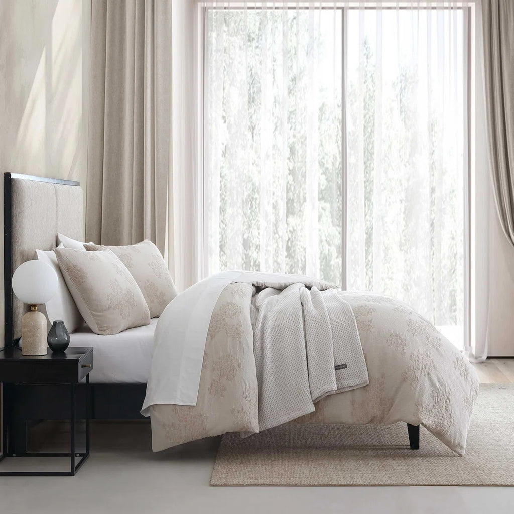 Roses Cotton Beige Comforter Set