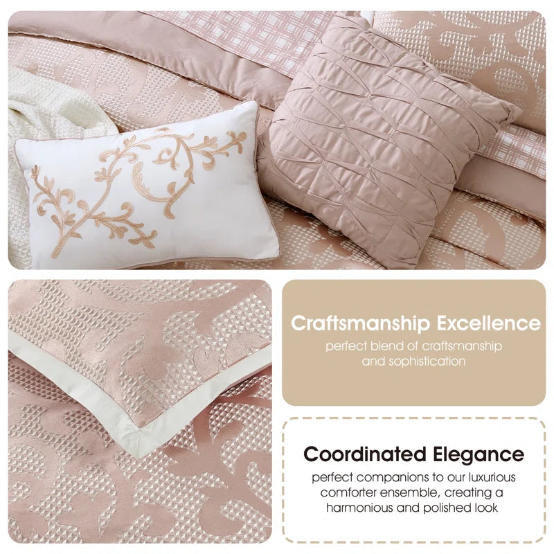 Janella 14 Piece Luxury Glam Comforter Set