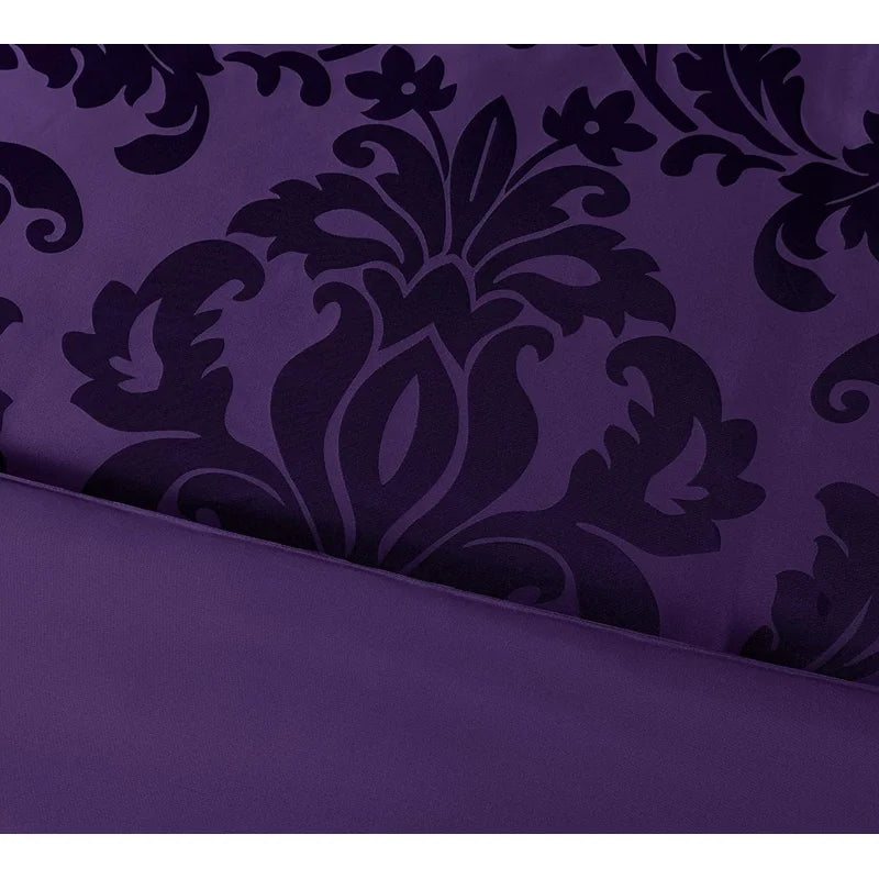 Royale Jacquard Floral 7 Piece Comforter Set