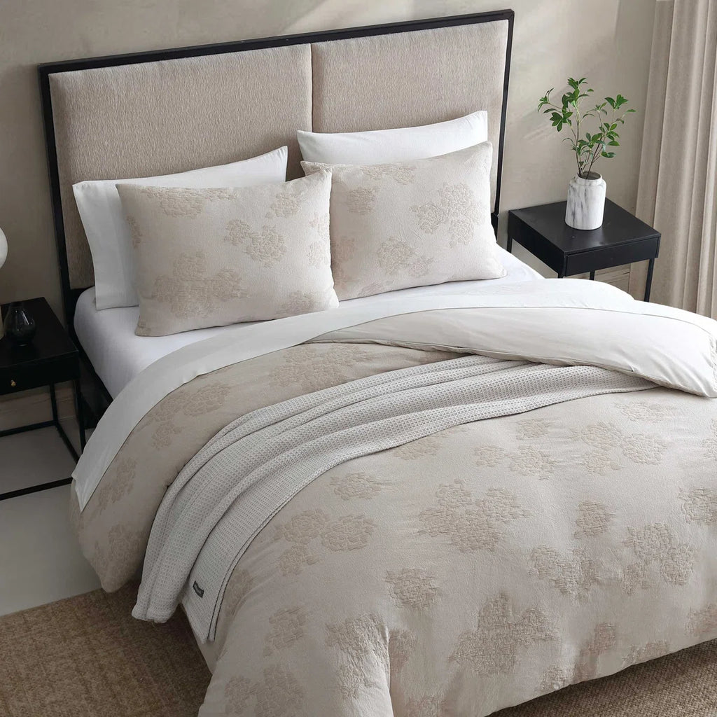 Roses Cotton Beige Comforter Set